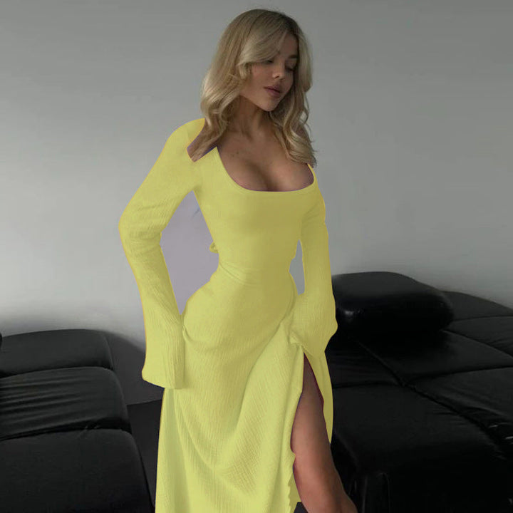 TILA™ - Robe élégante à volants et lien dos