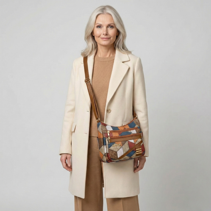 Maria – Sac à Bandoulière en Cuir Matelassé