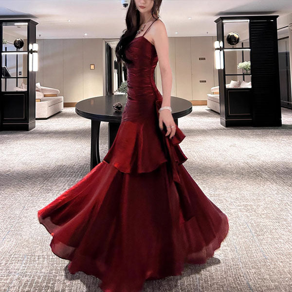 VIANNE™ - Robe longue glamour à volants