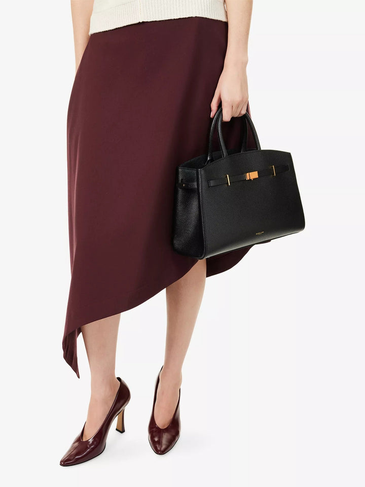 Amélisse - Sac à main chic en cuir mi-long