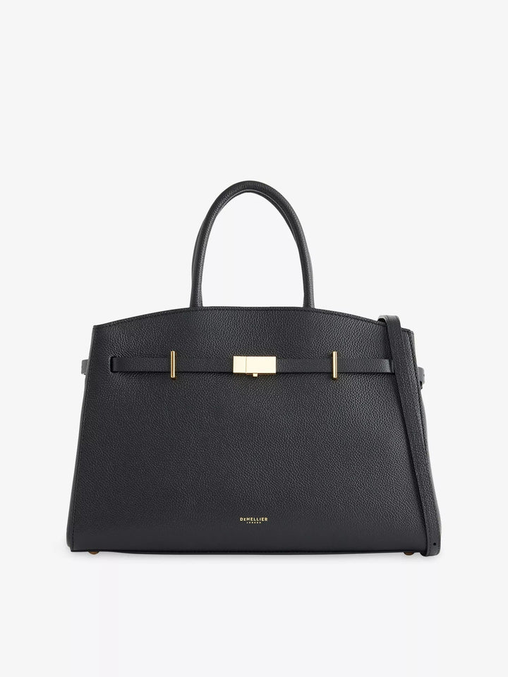 Amélisse - Sac à main chic en cuir mi-long