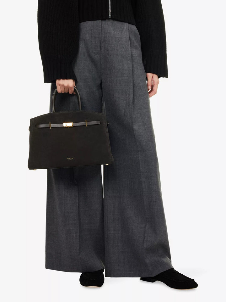 Amélisse - Sac à main chic en cuir mi-long