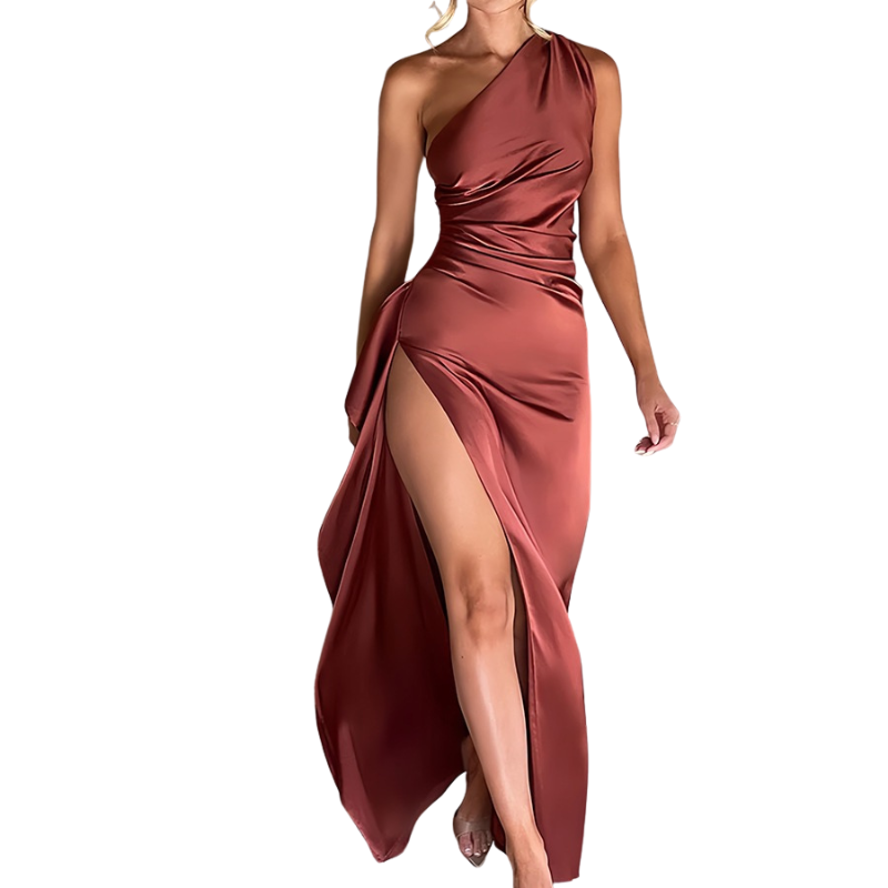 AMBER™ – Robe longue asymétrique élégante