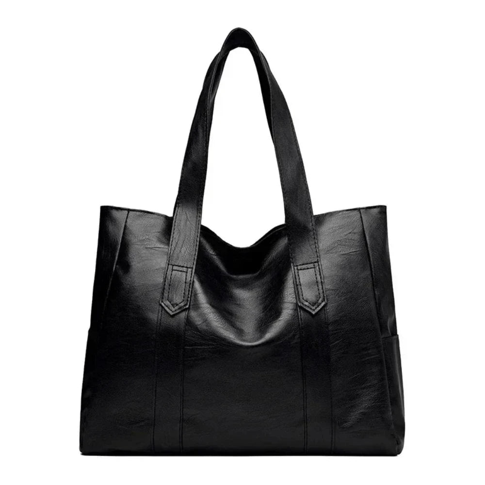 Susan - Sac porté épaule en cuir de luxe minimaliste