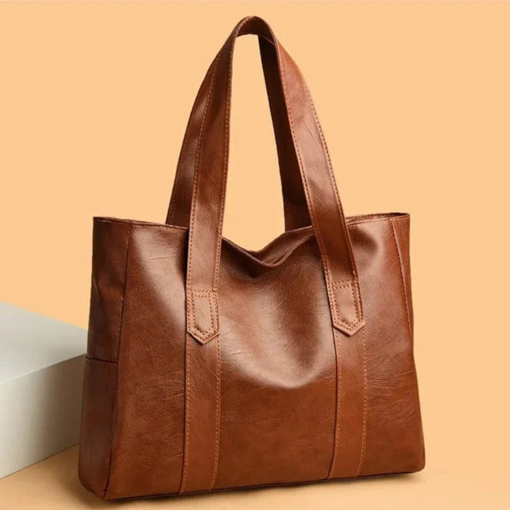 Susan - Sac porté épaule en cuir de luxe minimaliste