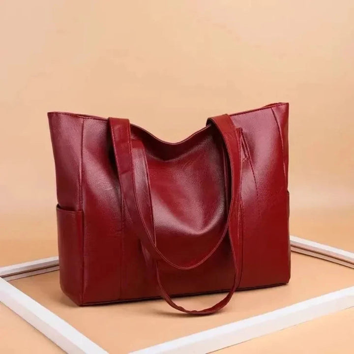 Susan - Sac porté épaule en cuir de luxe minimaliste
