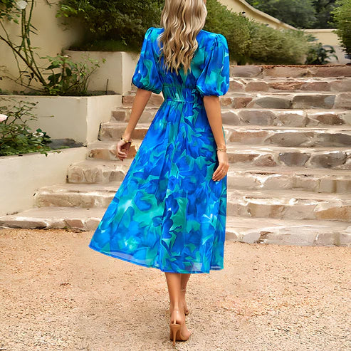 Leona | Robe Midi Élégante