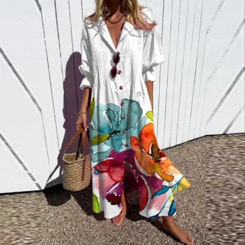 Jessy | Robe longue bohème de luxe (Presque en rupture de stock)