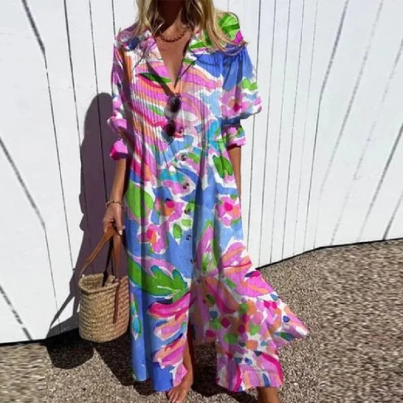 Jessy | Robe longue bohème de luxe (Presque en rupture de stock)