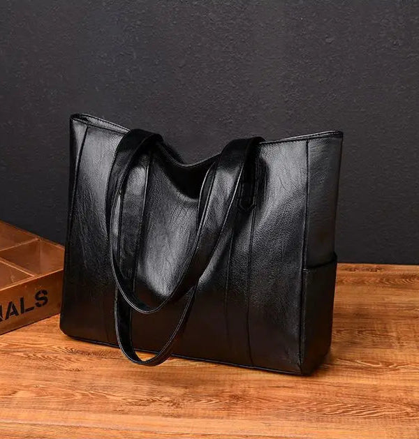 Susan - Sac porté épaule en cuir de luxe minimaliste