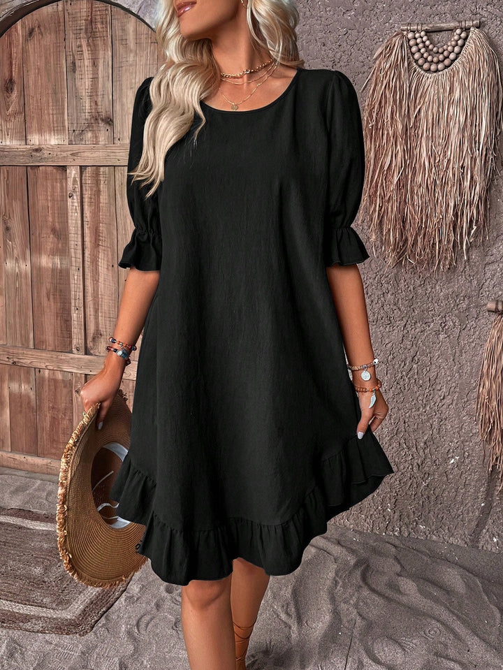 Élise | Robe midi intemporelle (Presque en rupture de stock)