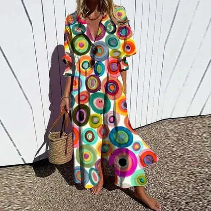 Jessy | Robe longue bohème de luxe (Presque en rupture de stock)