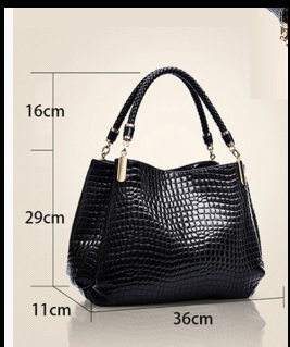 Lusso Milano - Sac bandoulière en crocodile