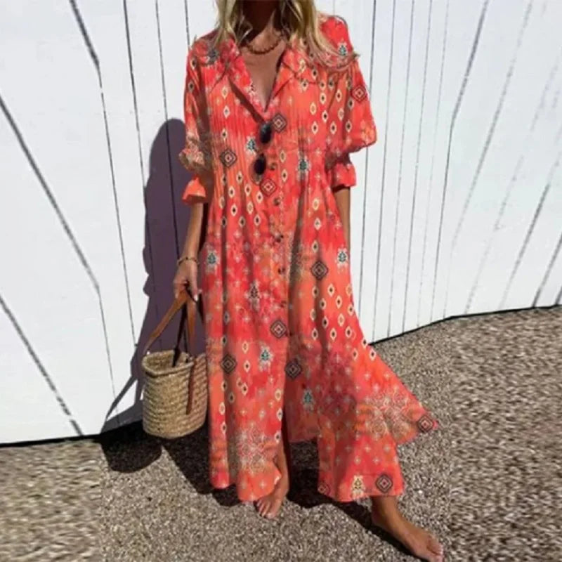 MELISSA™ - Robe longue bohème chic