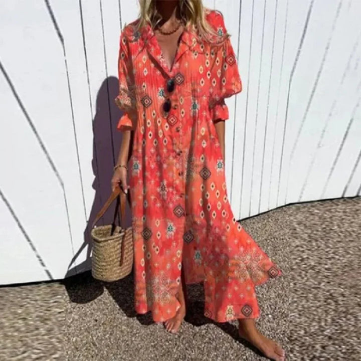 MELISSA™ - Robe longue bohème chic