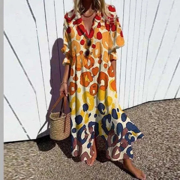 Jessy | Robe longue bohème de luxe (Presque en rupture de stock)