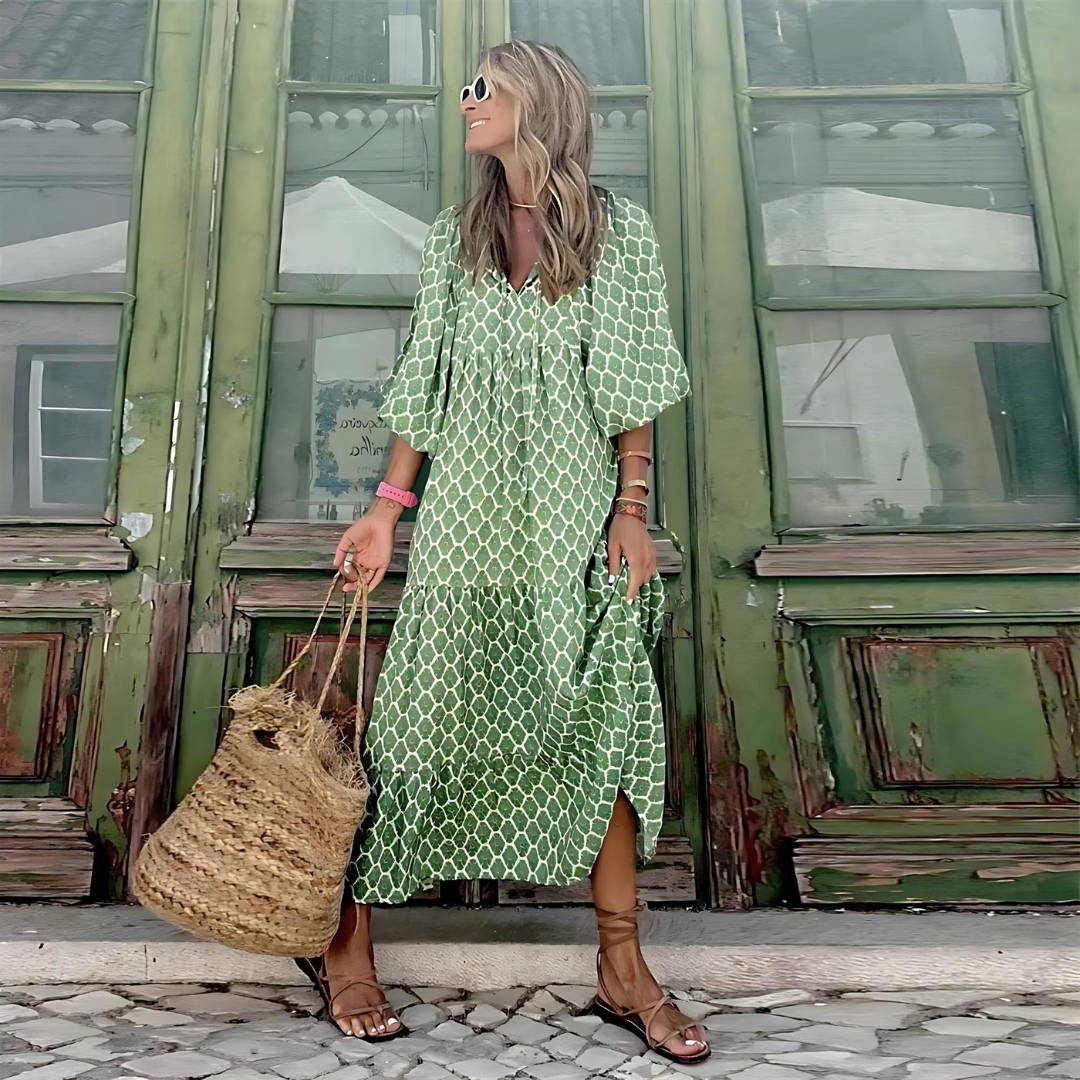 SABINE™ - Robe longue bohème chic
