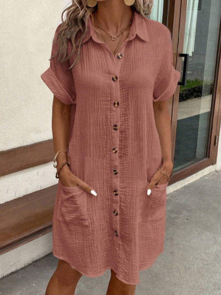 Robe Polo Élégante Celest (Presque épuisé)