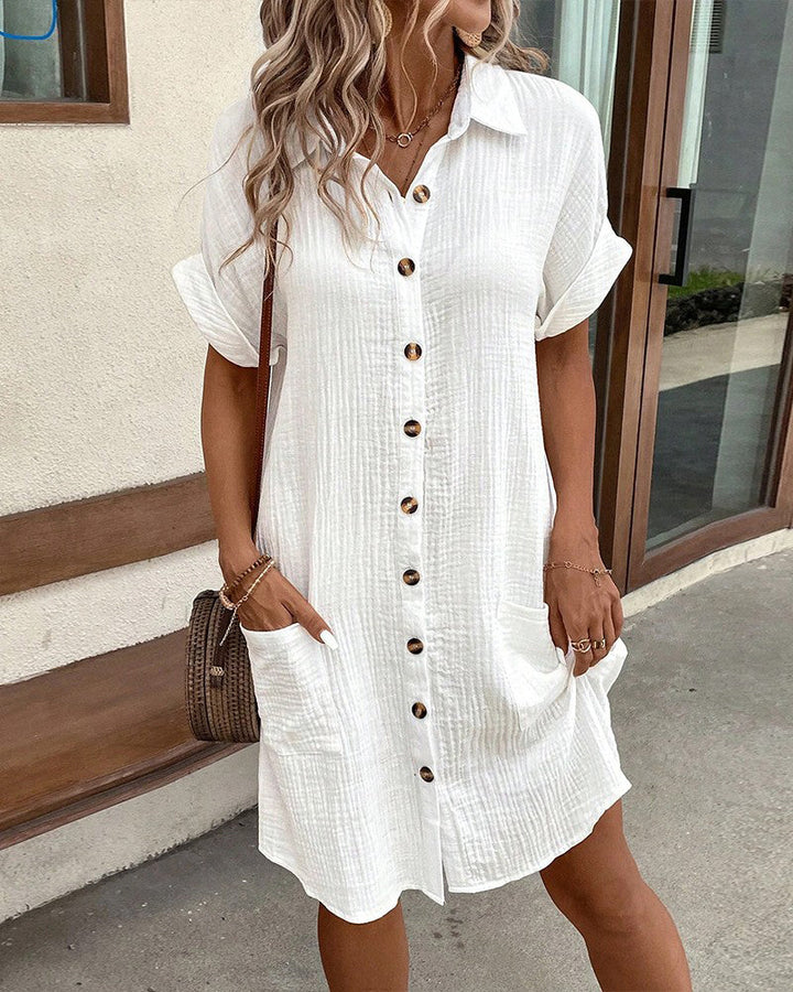 Robe Polo Élégante Celest (Presque épuisé)