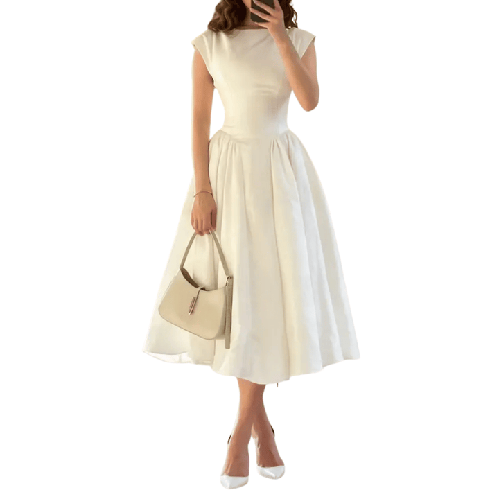 LENNORA™ – Robe longue chic à dos nu