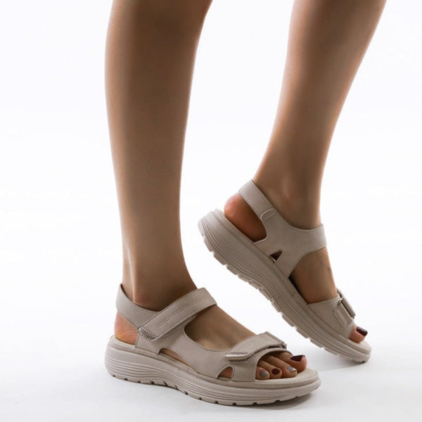 Sandales confort femme à brides réglables
