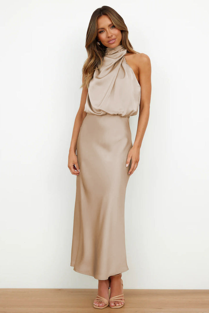 Alma | Robe à encolure américaine