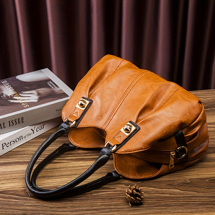 Zoe – Ensemble de 4 sacs en cuir vintage