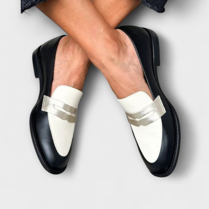 IRIS - MOCASSINS NOIRS ÉLÉGANTS