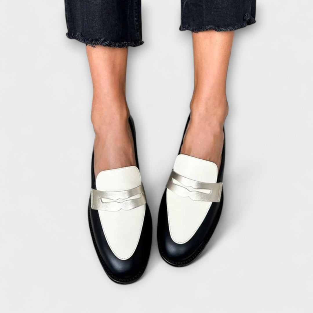 IRIS - MOCASSINS NOIRS ÉLÉGANTS