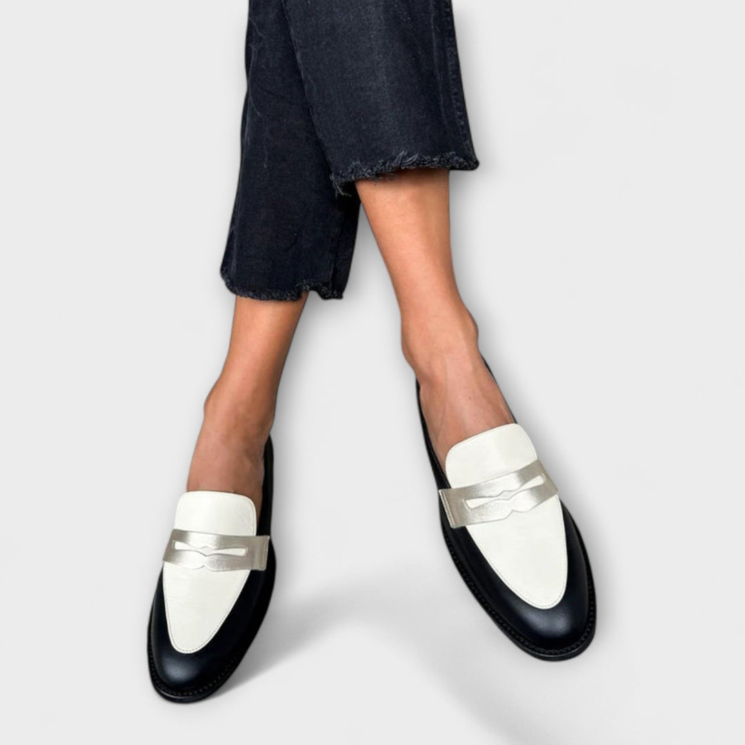 IRIS - MOCASSINS NOIRS ÉLÉGANTS