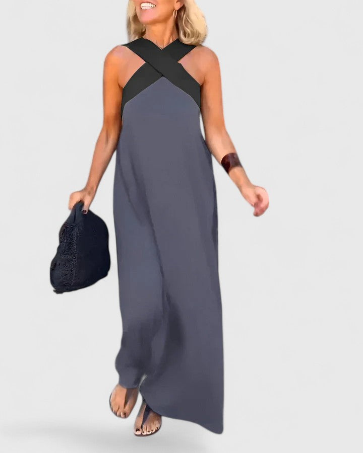 Evangeline™| Robe élégante à dos croisé