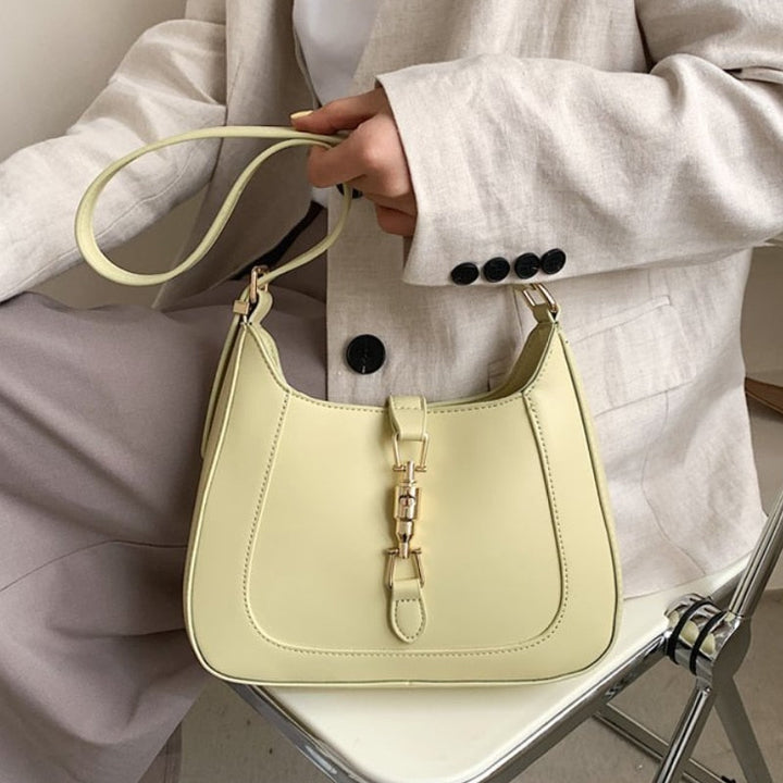 Sac à main fourre-tout porté épaule avec pochette classique