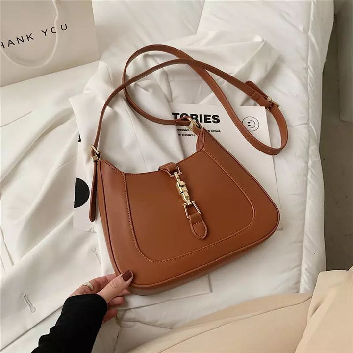 Sac à main fourre-tout porté épaule avec pochette classique