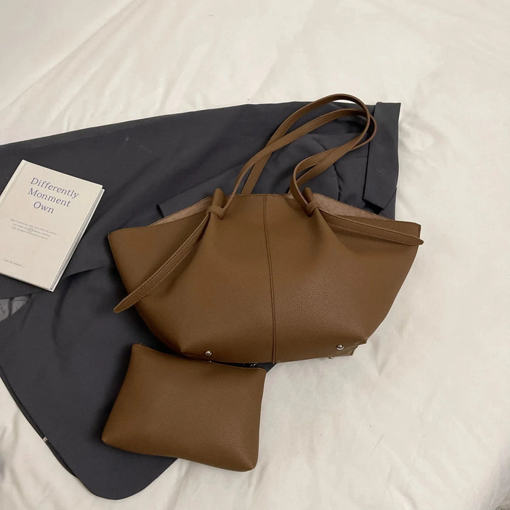 Sac fourre-tout en cuir pleine fleur Sarah
