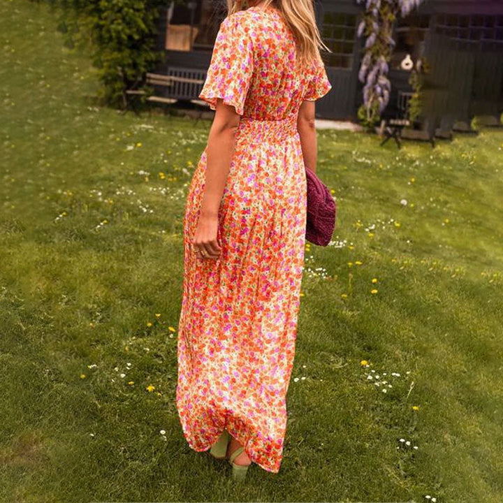 FREYJA™ – Robe classique à col en V
