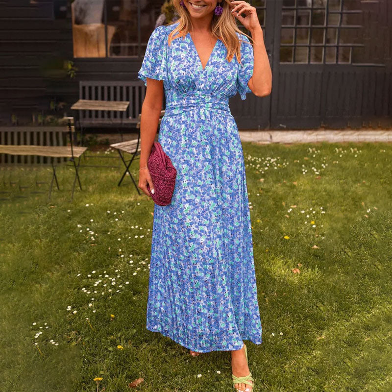 FREYJA™ – Robe classique à col en V