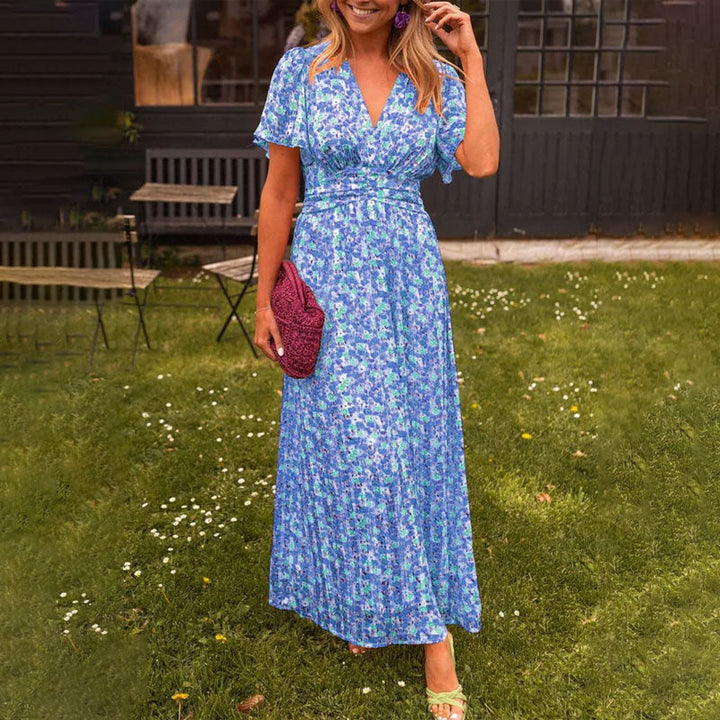FREYJA™ – Robe classique à col en V