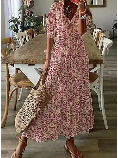 CASSIA™ - Robe bohème ventre plat