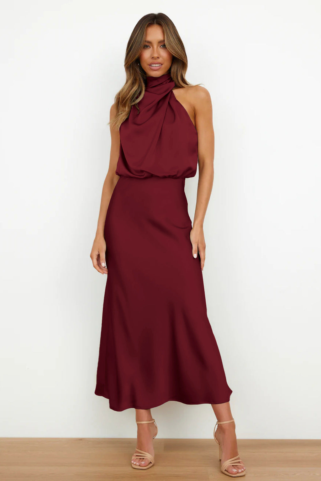Alma | Robe à encolure américaine