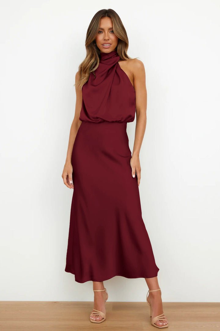 Alma | Robe à encolure américaine